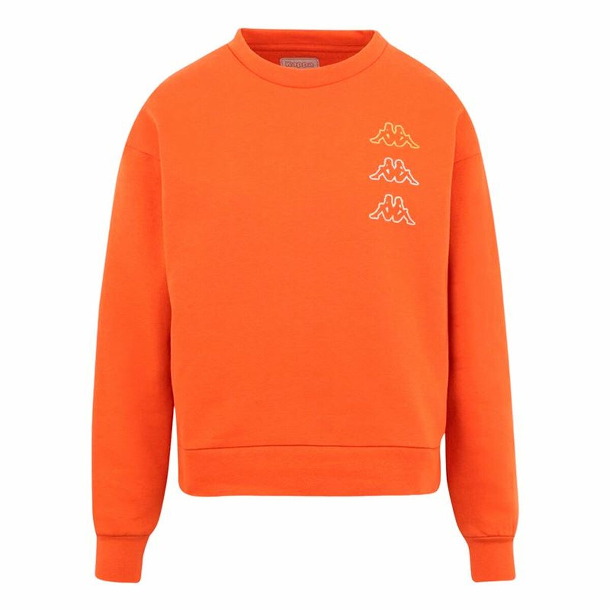Unisex Sweatshirt without Hood Kappa Kifoli Dark Orange XS