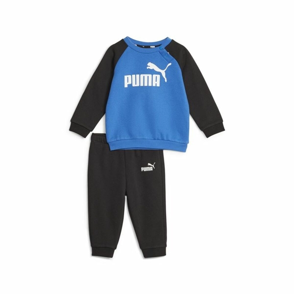 Women's Tracksuit Puma Minicats Ess Raglan Black 9-12 Months